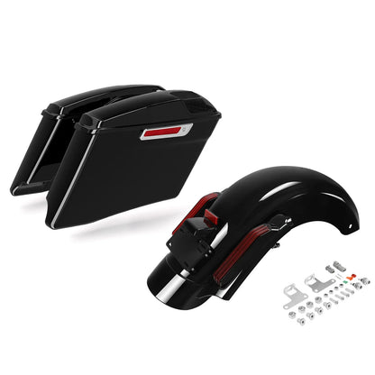 4" Stretched Saddlebag Rear Fender for Harley CVO Street Road Glide (2014–2024)