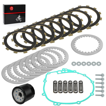 Complete Clutch Kit Heavy Duty Springs W/Gasket for Yamaha YZF-R6S (2006–2009)