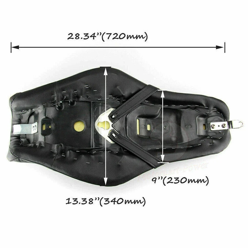 Two Up Rider & Driver Passenger Seat for Harley Sportster 883/1200 (2014–2023)