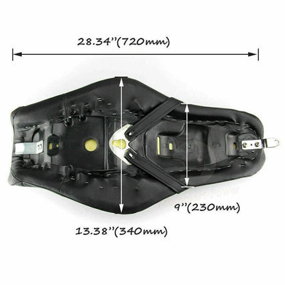 Two Up Rider & Driver Passenger Seat for Harley Sportster 883/1200 (2014–2023)