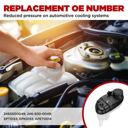 Coolant Reservoir Tank for Mercedes-Benz CLA250 GLA250 B250 2.0L (2014–2019) 2465000049