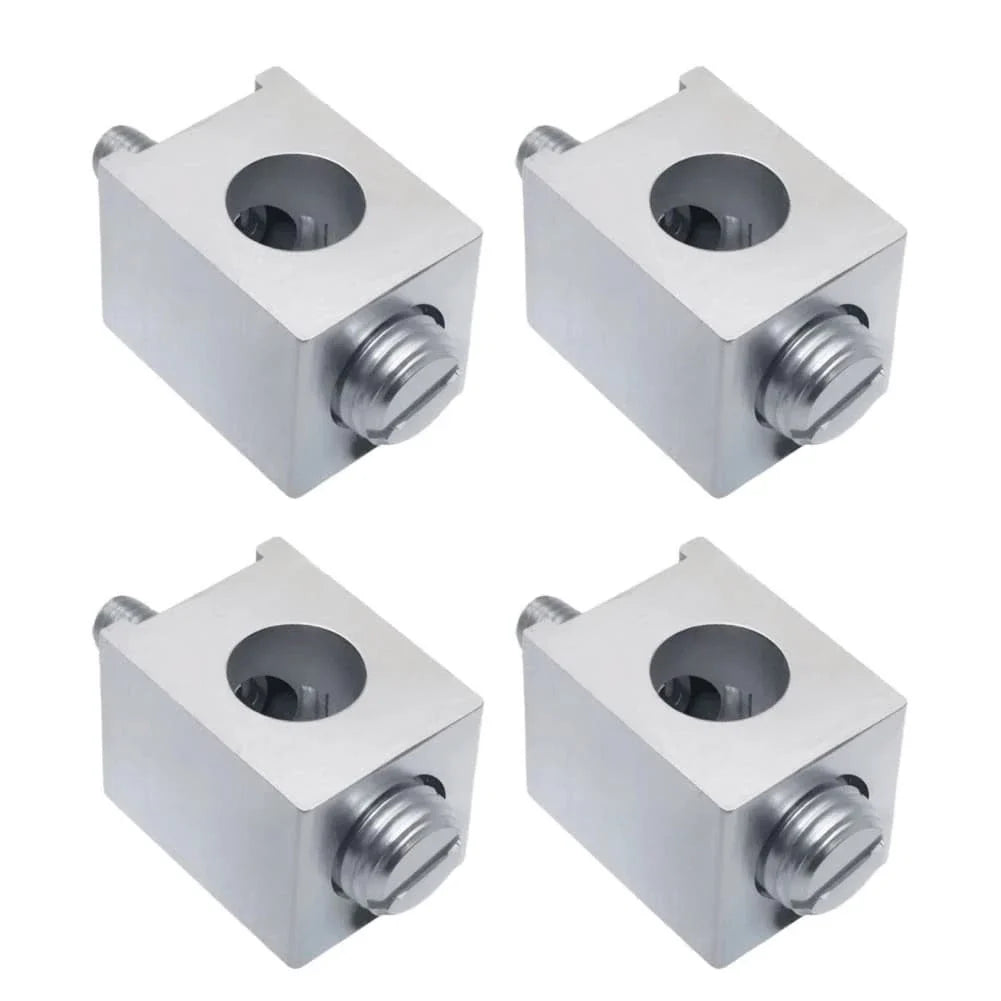 Set of 4 Aluminum Alloy Quick Connect Terminals CA10UF for Automotive