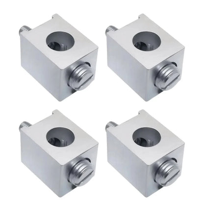 Set of 4 Aluminum Alloy Quick Connect Terminals CA10UF for Automotive