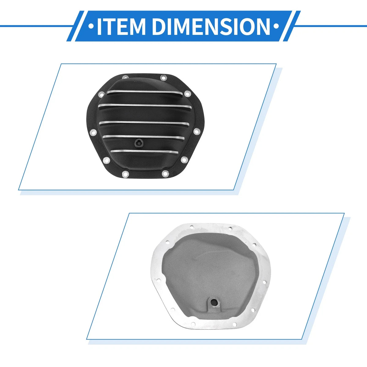 Differential Cover with Gasket Bolts for Chevy GM Ford Dana 44 (1941–2003)
