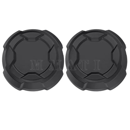 2X Matte Black Rim Caps 1524066-458 for Polaris Ranger 570 Crew SP (2022–2025)