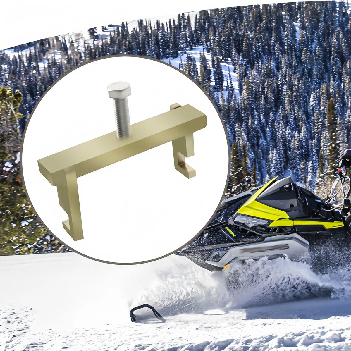 Brake Caliper Puller Extractor Kit for Ski-Doo Skandic 550F (2007) 529036607, 529036145