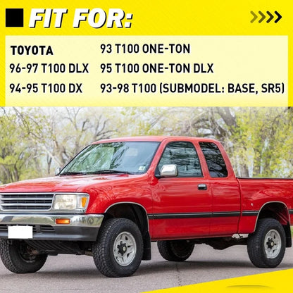 Outer Door Handle for Toyota T100 (1993–1998) Chrome 1-3X
