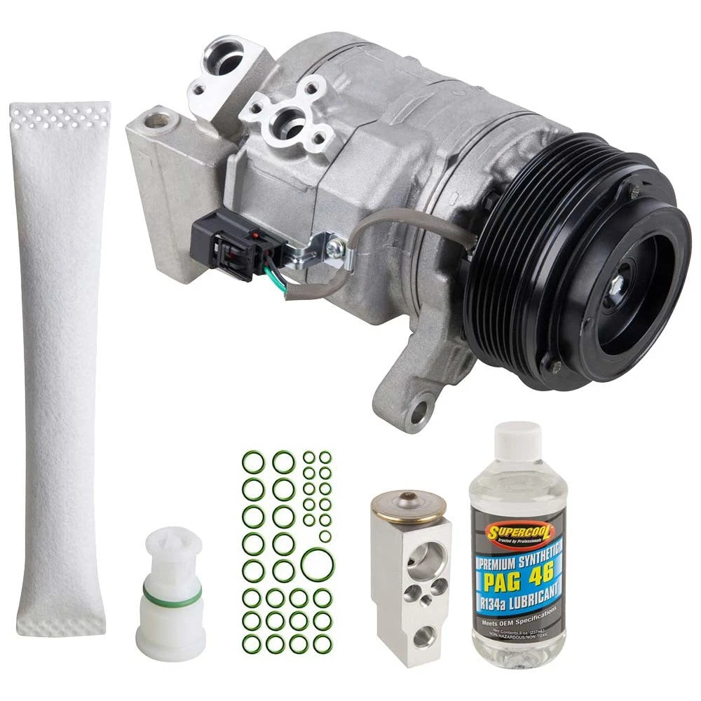 OEM AC Compressor w/ A/C Repair Kit for Cadillac CTS (2008–2015) 60-81510RN, 0210128