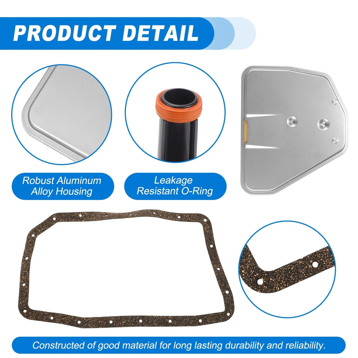 6HP32 Transmission Filter Oil Pan Gasket Kit for Ford (No. 24117543550)