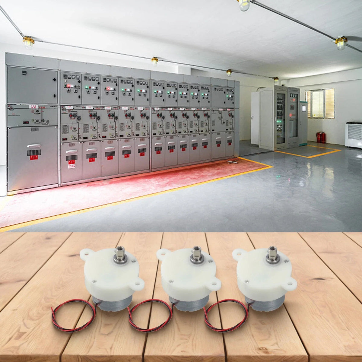 Rotary Speed Motor Set for Alarm Systems (DC 6V, 5RPM)