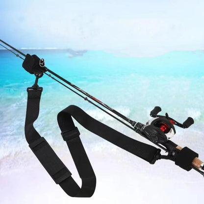 2-Pack Adjustable Fishing Rod Holder Strap for Universal Use