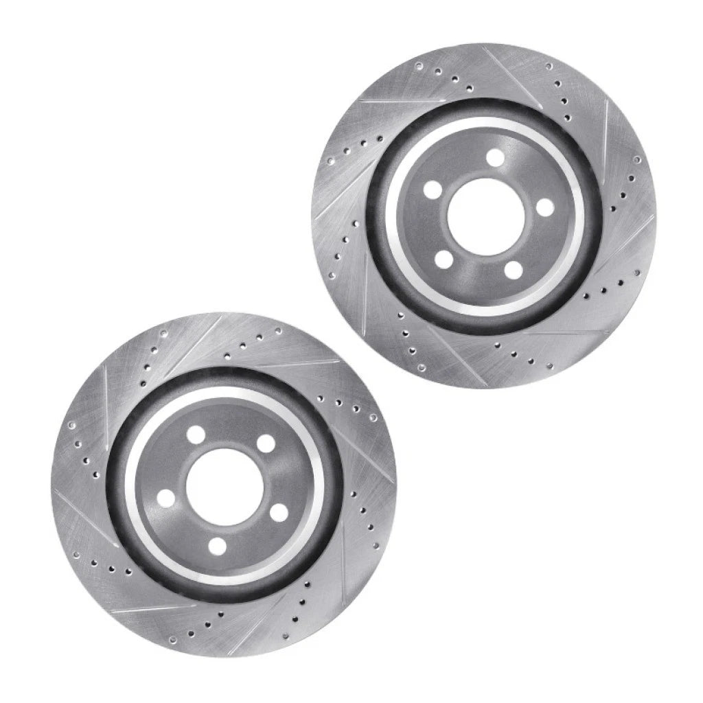 Drilled and Slotted Rotors for Dodge Challenger (2008–2023) ALX-PAU-DF-7002-39021-CLA1