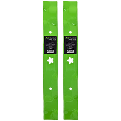 2X LawnRAZOR Mower Blade for Husqvarna LT100 LT110 LT120 LR120 (532140101)