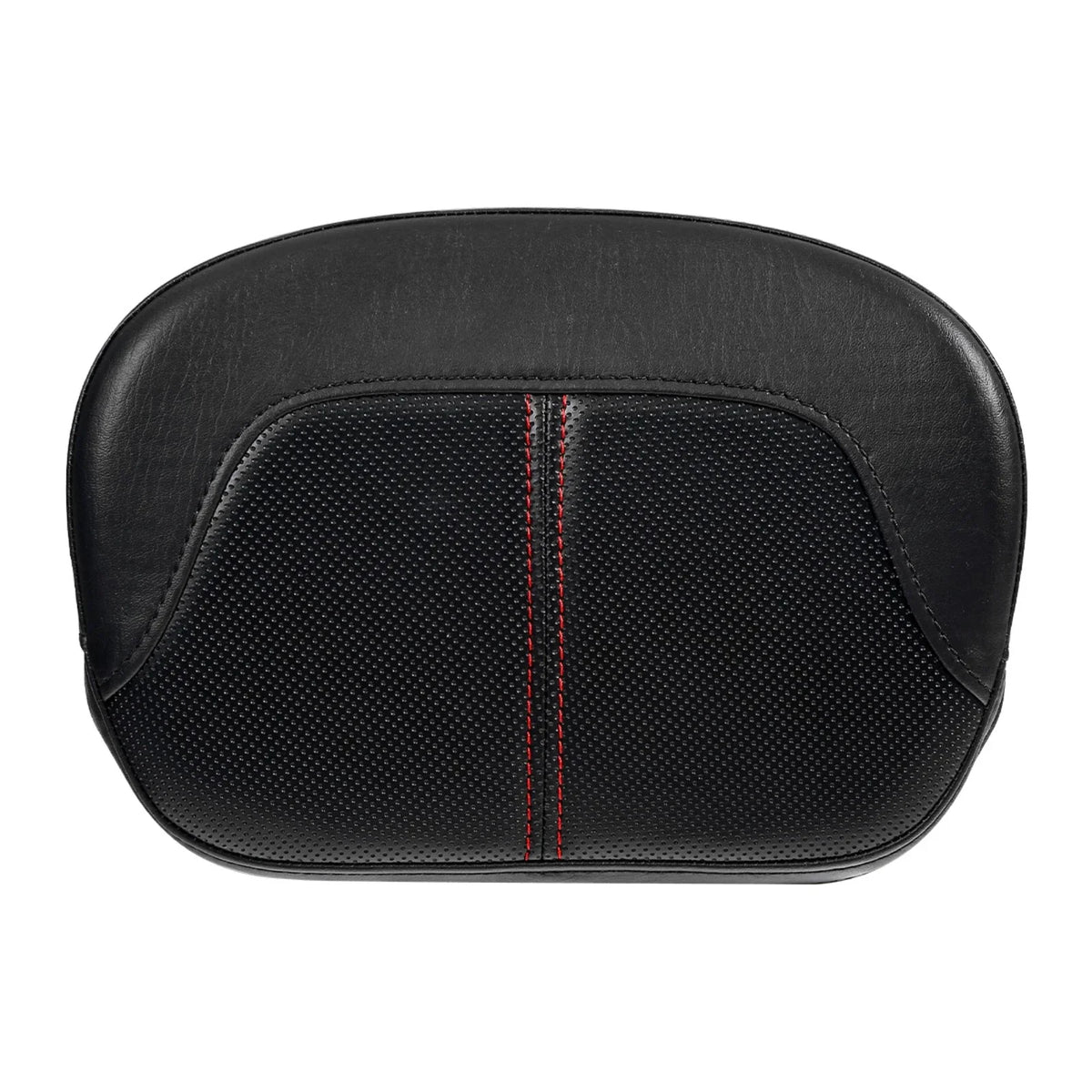 Black Passenger Backrest Pad for Harley Touring Street Road Glide (1994–2023)