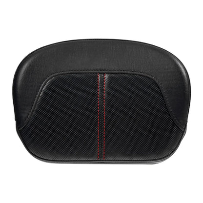Black Passenger Backrest Pad for Harley Touring Street Road Glide (1994–2023)