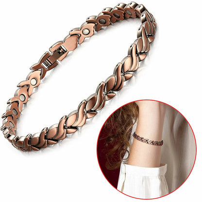 Copper Magnetic Bracelet for Men Women - Healing Therapy Arthritis Bangle