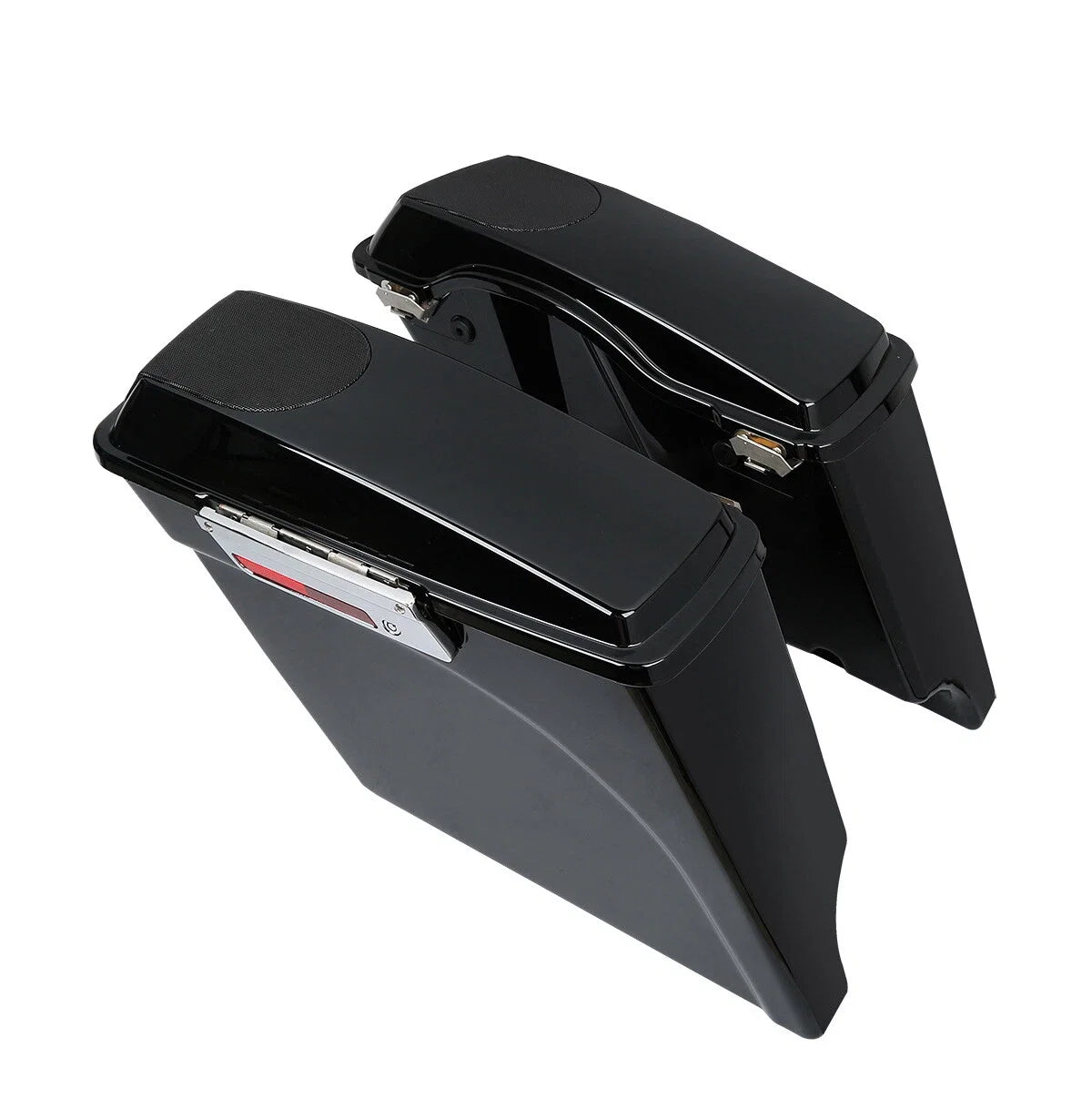 Stretched Saddlebags Speaker Lids Bracket for Harley Softail (1984–2017)