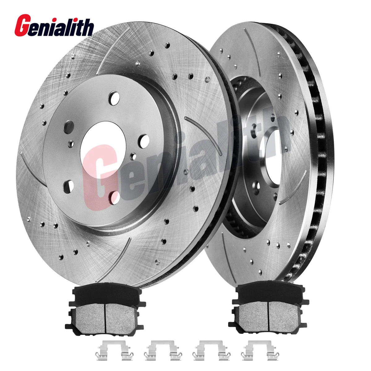 Front Brake Rotors & Ceramic Pads for Lexus RX400h RX330 RX350 (2004–2008)