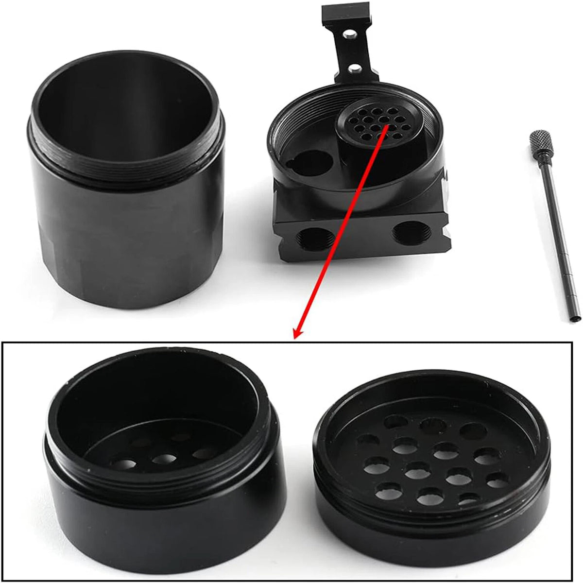 Oil Catch Can Kit for Universal Vehicles (HWP-OCC-002B)