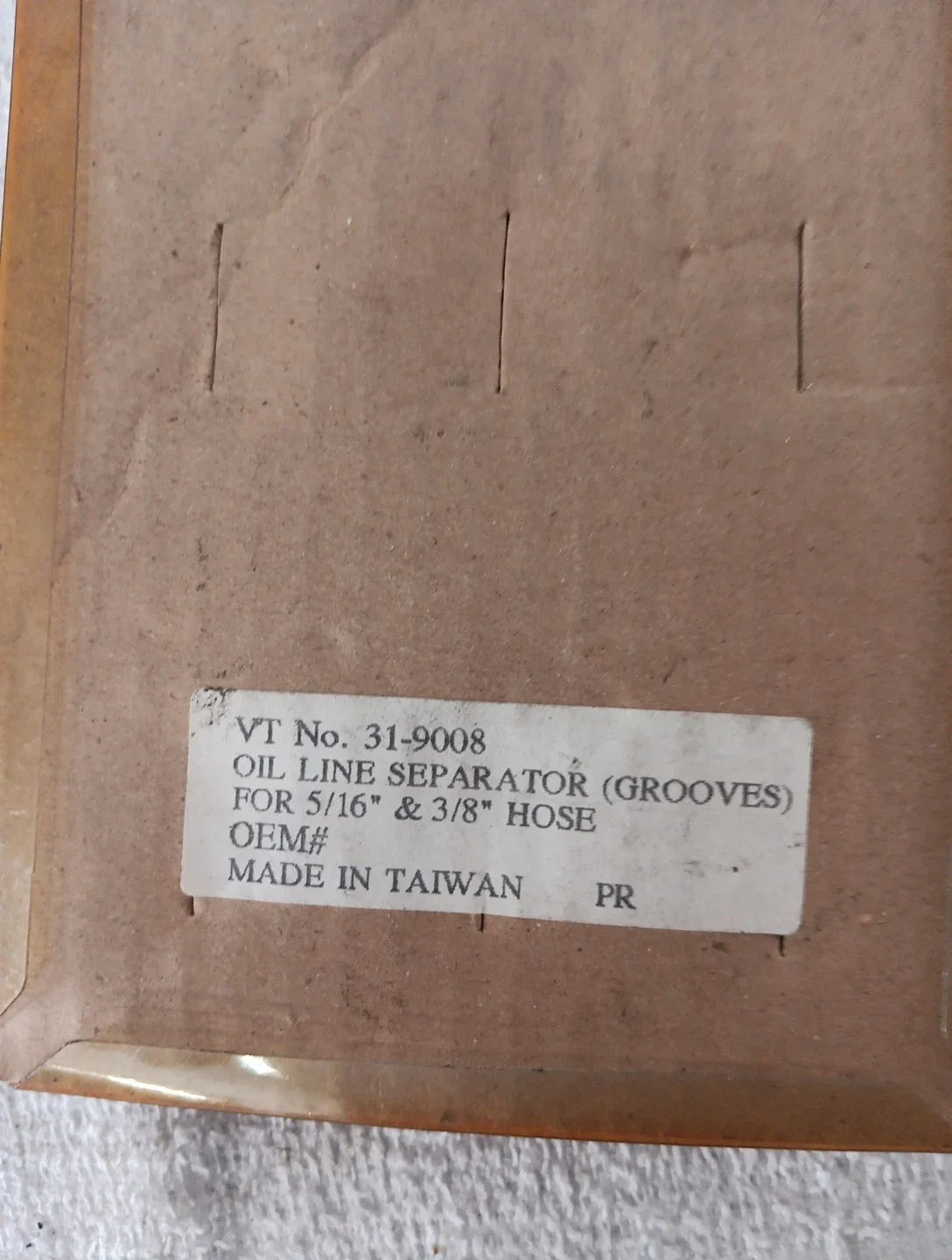 Oil Line Separator for V-Twin (31-9008)