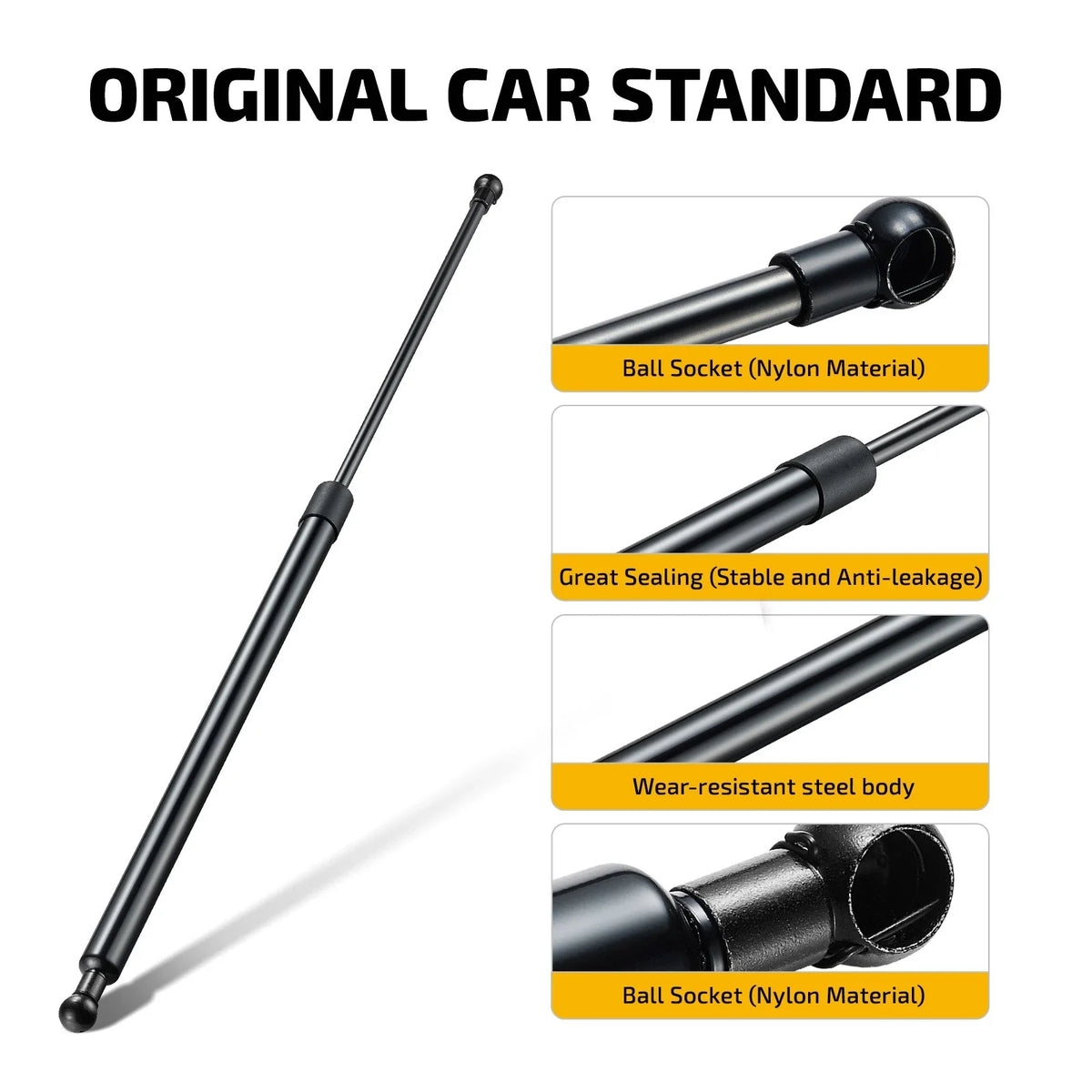 Set of 2 Lift Supports for Tonneau Cover Truck Topper (Year Range)