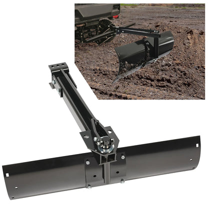 Universal Sleeve Hitch Tow Behind Rear Scrape Blade with Hardware for UTV/ATV