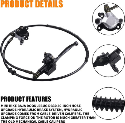 Hydraulic Brake Caliper Kit for Mini Bike