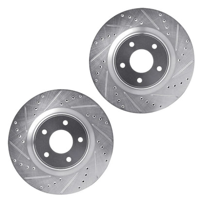 Drilled and Slotted Rotors for Nissan Pathfinder (2013–2021) ALX-PAU-DF-7002-67007-CLA8