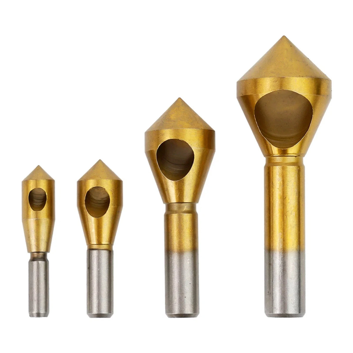 Countersink Drill Bit Set of 4 for Metal Wood Plastic