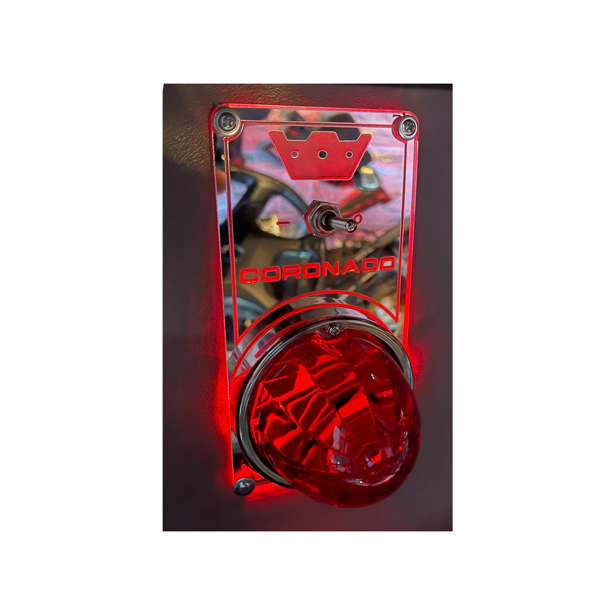 Red LED Dome Lights for Freightliner Coronado (36571309300228)