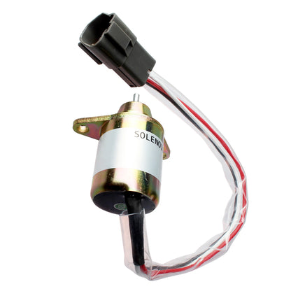 Fuel Shutoff Solenoid 2X for Yanmar Engine 3TNV88 3TNE84 4TNE88 4TNE84 (119233-77932, 1503ES-12S5SUC12S)