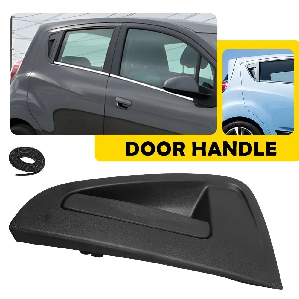 Exterior Door Handle for Chevrolet Spark (2013–2015) Rear Textured Black 95987921