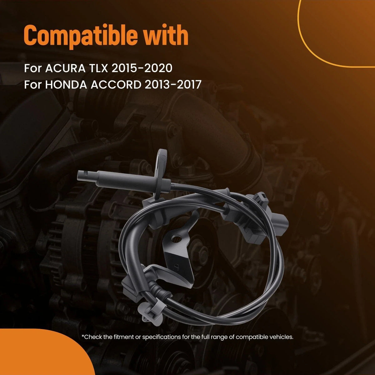 ABS Wheel Speed Sensor for Acura TLX (2015–2020) Front Right 57450T2FA01 ALS2401