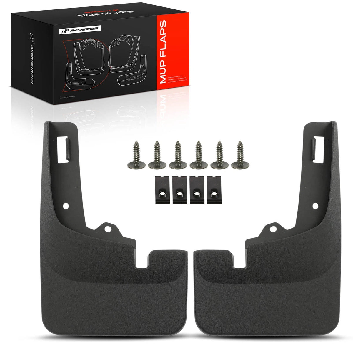 2X Mud Flaps Splash Guards for Ford F-150 (2021–2023)