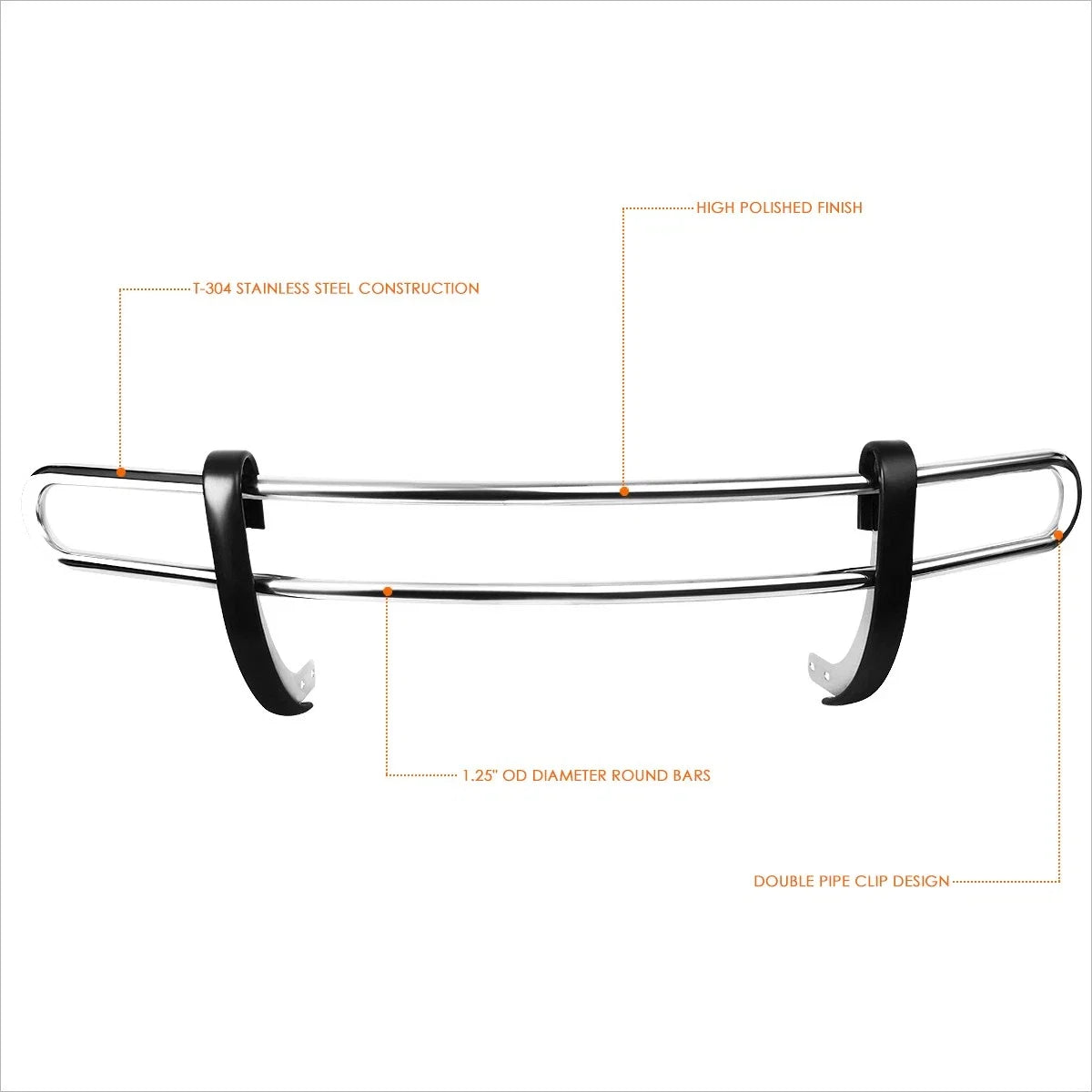 Stainless Steel Rear Bumper Protector for Acura MDX (2007–2013)