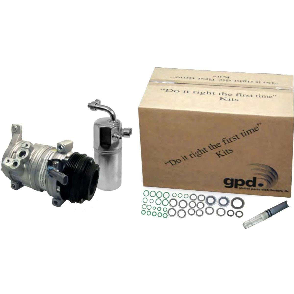 A/C Compressor with Clutch for Cadillac Brougham Sedan (1990) 9713275