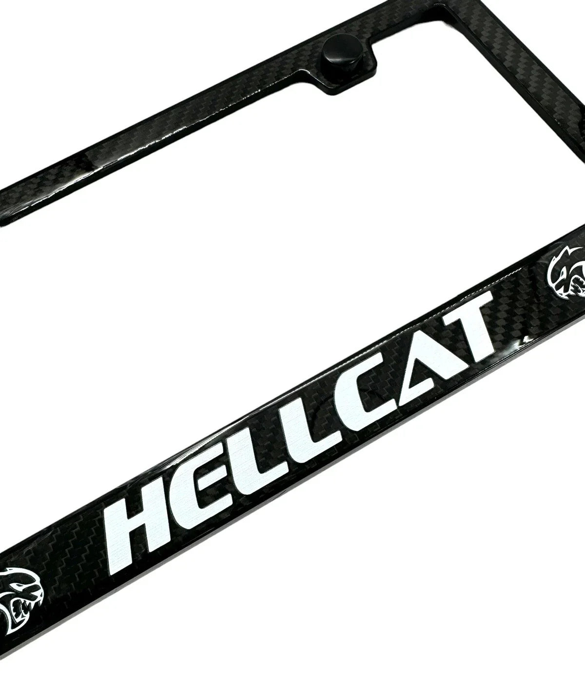 ABS License Plate Frame Real Carbon Fiber for Dodge Charger SRT Hellcat (2015–2023)