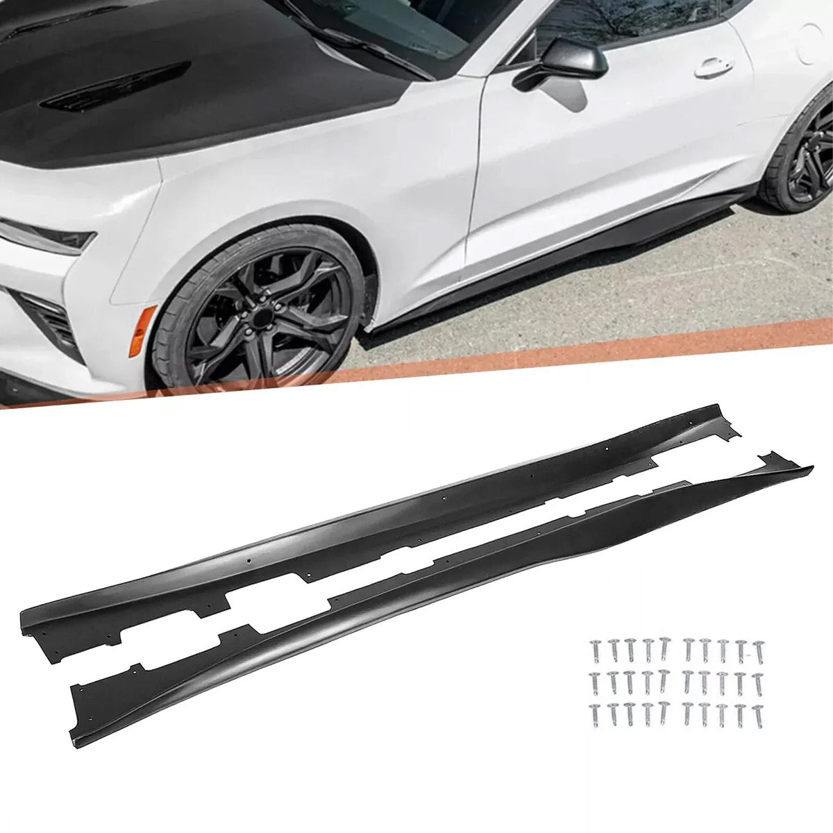 ZL1 Style Side Skirts for Chevy Camaro RS SS LT LS (2016–2023)