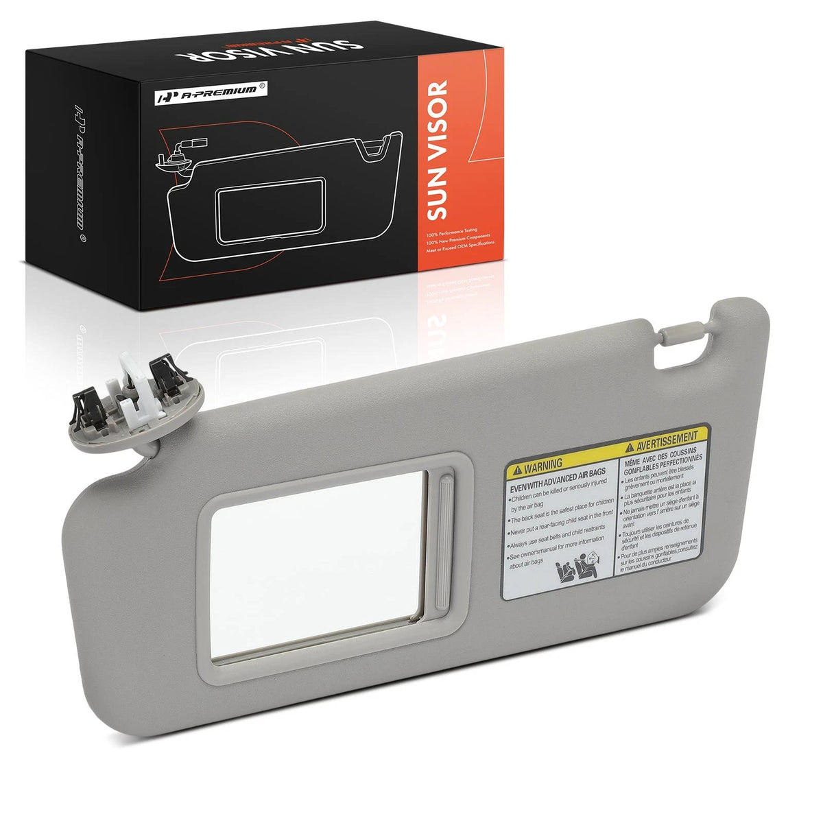 Sun Visor with Mirror for Toyota RAV4 (2006–2013) 7432042500B0, 7432042500B3, 7432042501B2