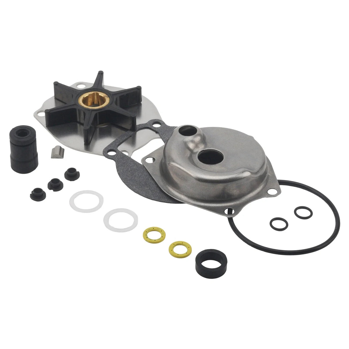 Water Pump Impeller Kit for Mercury/Mariner 8HP 9.9-15HP 18-25HP (46-99157T2)