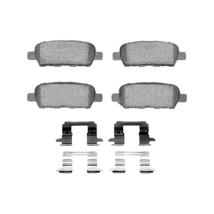 Set of 4 Rear Ceramic Disc Brake Pads for Suzuki Grand Vitara (2009–2017) ALX-PAU-DF-1551-0905-03-CLA32