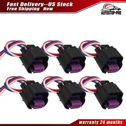 6X Ignition Coil Pigtail Connector for Chevrolet Colorado GMC Canyon (15306431)