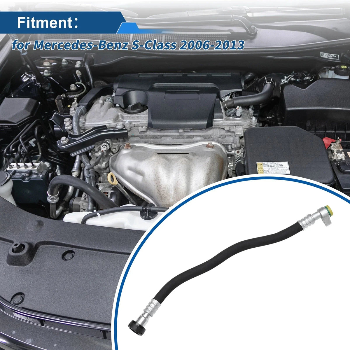 A/C Refrigerant Liquid Hose for Mercedes-Benz S-Class (2006–2013) No. 2218301016