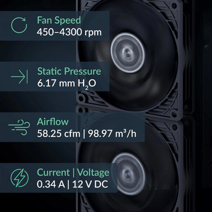 92mm PWM Case Fan for Arctic P9 Max (No Known Part Numbers)