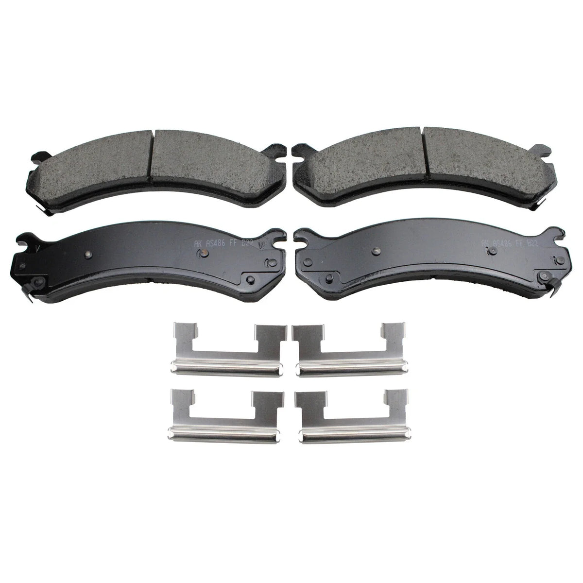 Set of 4 Akebono ProACT Front Ceramic Brake Pads for Cadillac Chevrolet GMC Hummer