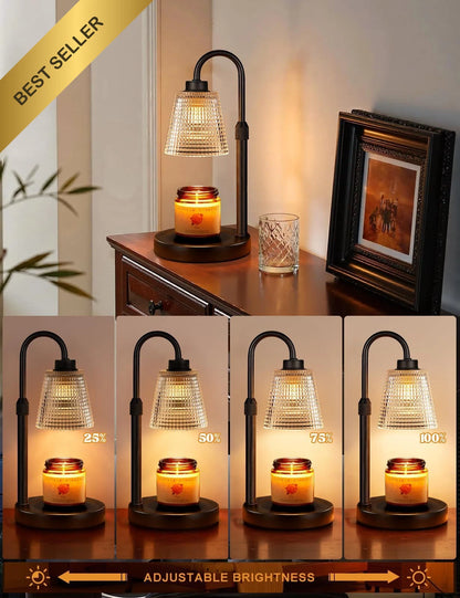 Candle Warmer Lamp with Timer for Home Decor (Adjustable Height)