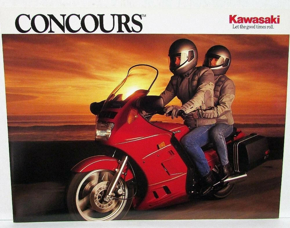 Kawasaki Concours Motorcycle Sales Brochure ZG1000-A5 (1990)