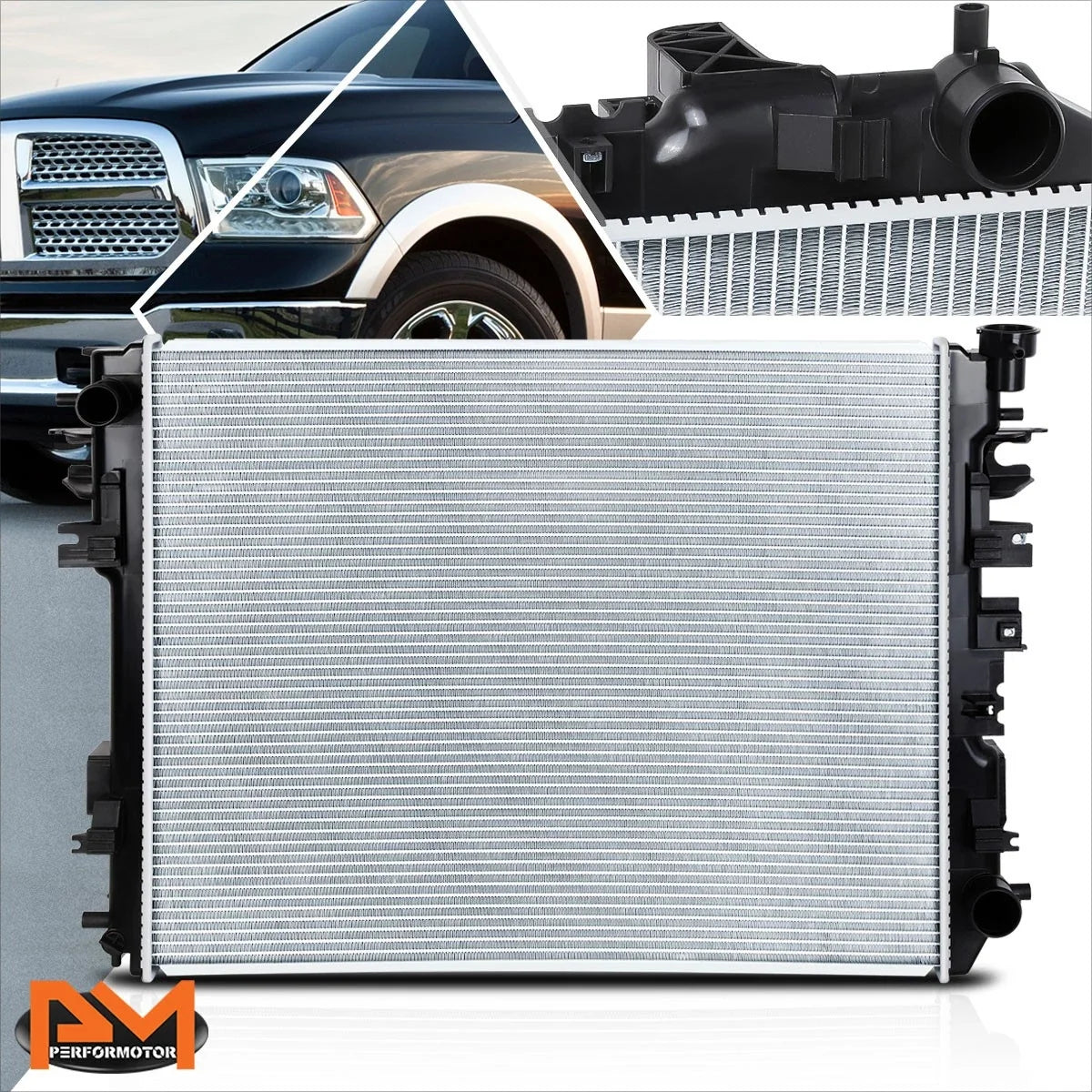 Aluminum Core Radiator for Ram 1500/2500/3500 Truck (2009–2018) DPI-13129