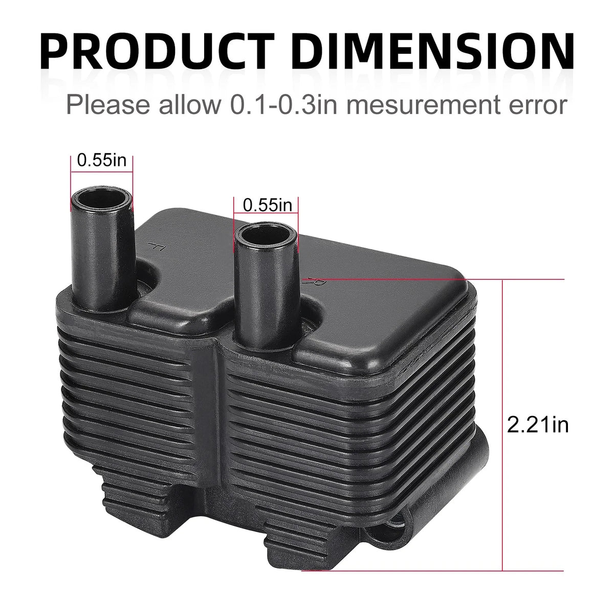 Ignition Coil 0.5OHM for Harley Sportster 883 XL883 1200 XL1200 (2004–2006) 31655-99