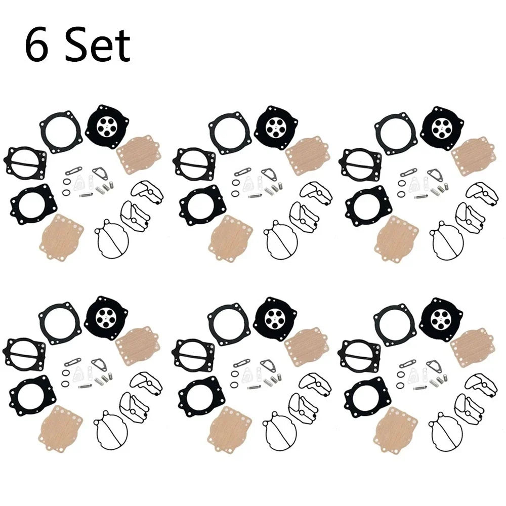 Set of 6 Carburetor Repair Kits for Kawasaki Keihin CDK-2 (750)